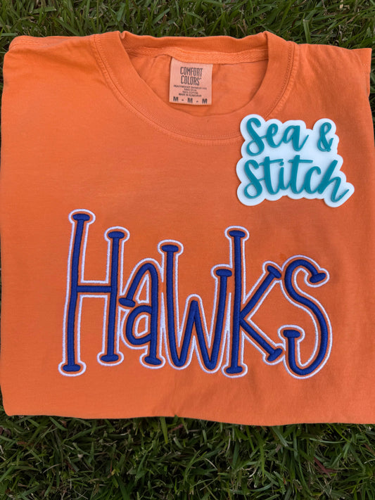 Hawks 3D Puff Embroidery