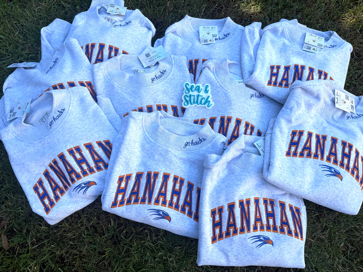 Hanahan Hawks Mockneck