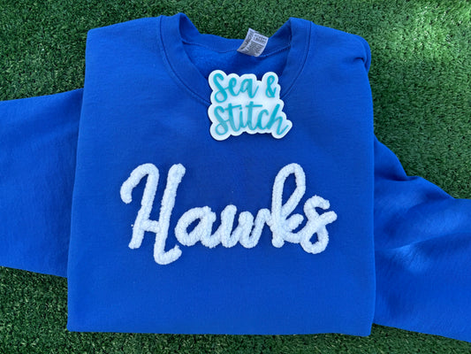 Fuzzy Script Sweatshirt