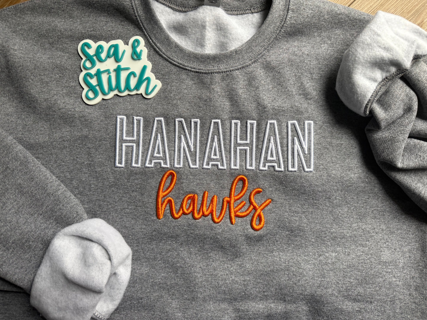 Hanahan Hawks 3D Puff Embroidery