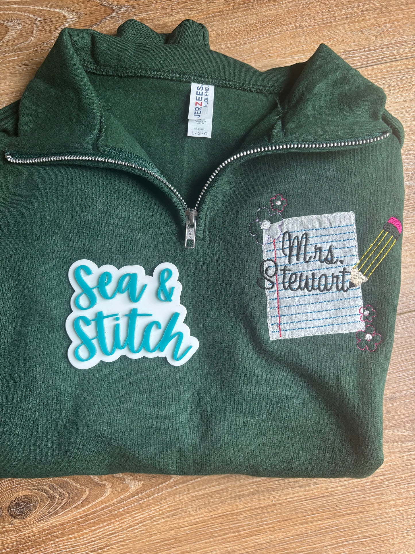 Notebook and pencil teacher shirt