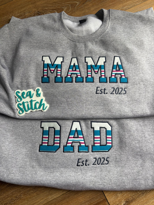 Baby Blanket Mom or Dad Sweatshirt