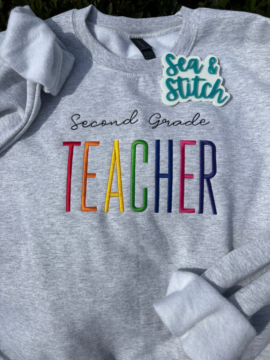 Colorful Teacher Shirt