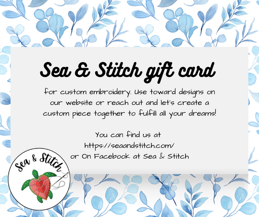 Sea & Stitch gift card